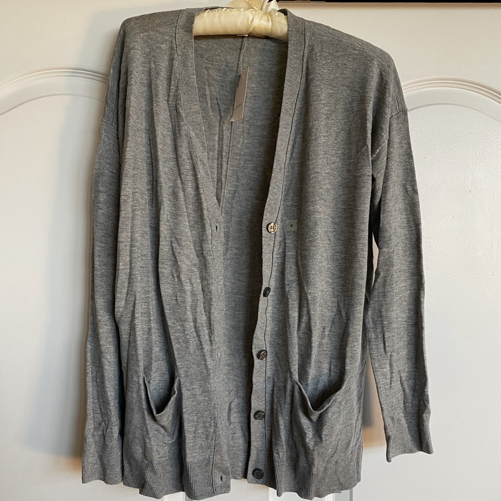 Never Worn LOFT Button-Up Sweater With Pockets